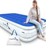 EnerPlex Air Mattress with Built in Pump – Self-Inflating Blow Up Mattress with Neck Support – Inflatable Air Bed for Portable Travel & Home Use