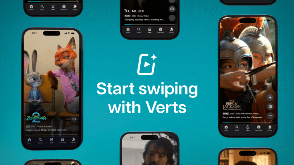 Disney+ is rolling out its TikTok-like ‘Verts’ short-form video feed