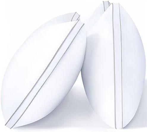 viewstar Bed Pillows Different Sizes Set of 2, Hotel Quality Cooling Down Alternative Gusseted Pillows for Side, Back, or Stomach Sleepers, White, King viewstar Bed Pillows Different Sizes Set of 2, Hotel Quality Cooling Down Alternative Gusseted Pillows for Side, Back, or Stomach Sleepers, White, King
