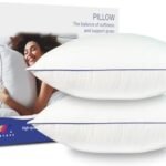 20×20 Pillow Inserts Set of 2, Soft Hypoallergenic Square Throw Pillow Inserts for Couch, Sofa – Oeko-TEX Certified Virgin Down Alternative Filling, Machine Washable