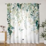 Gold Green Curtains 84 Inches Long Sage Green Leaves Light Filtering Curtain White Floral Drapes for Living Room Farmhouse Leaf Retro Elegant Window Curtains for Bedroom 2 Panels Gold Green Curtains 84 Inches Long Sage Green Leaves Light Filtering Curtain White Floral Drapes for Living Room Farmhouse Leaf Retro Elegant Window Curtains for Bedroom 2 Panels